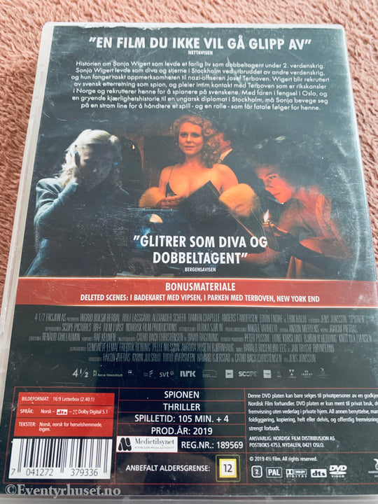 Spionen (2019). DVD.