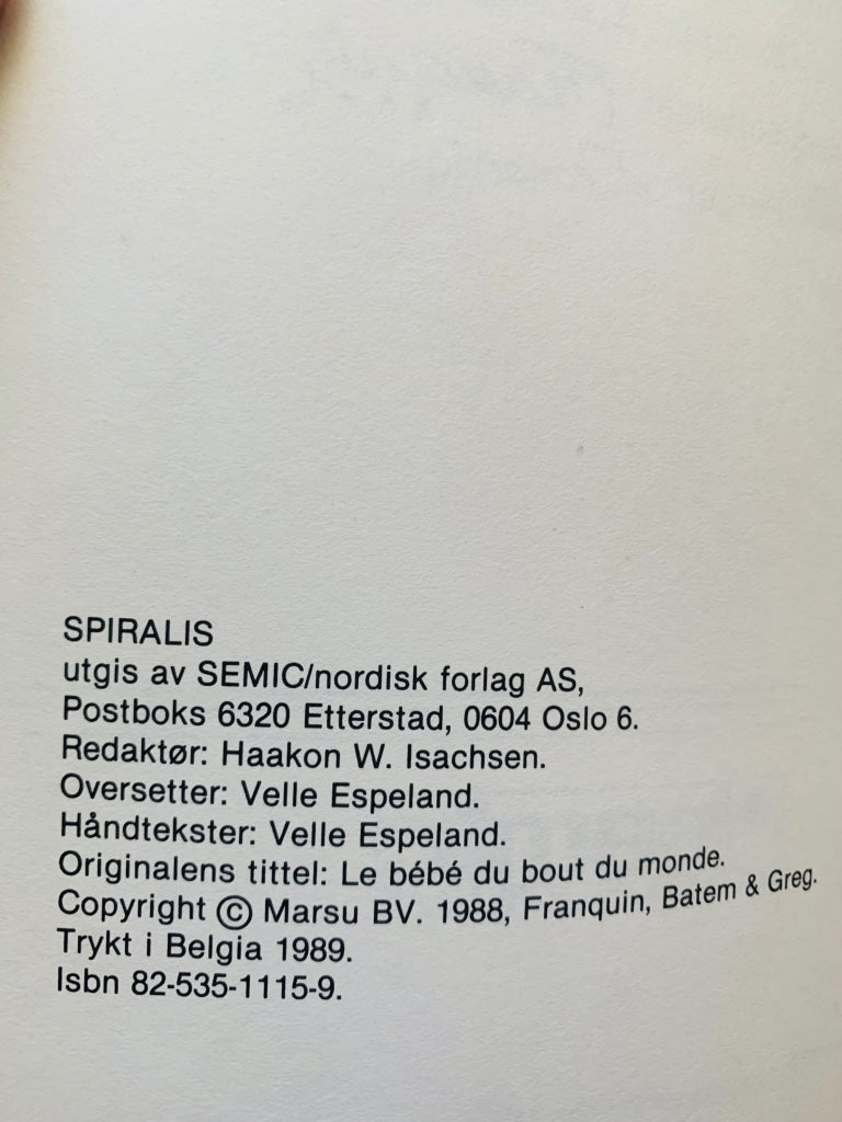 Spiralis. Album 02. Tegneseriealbum