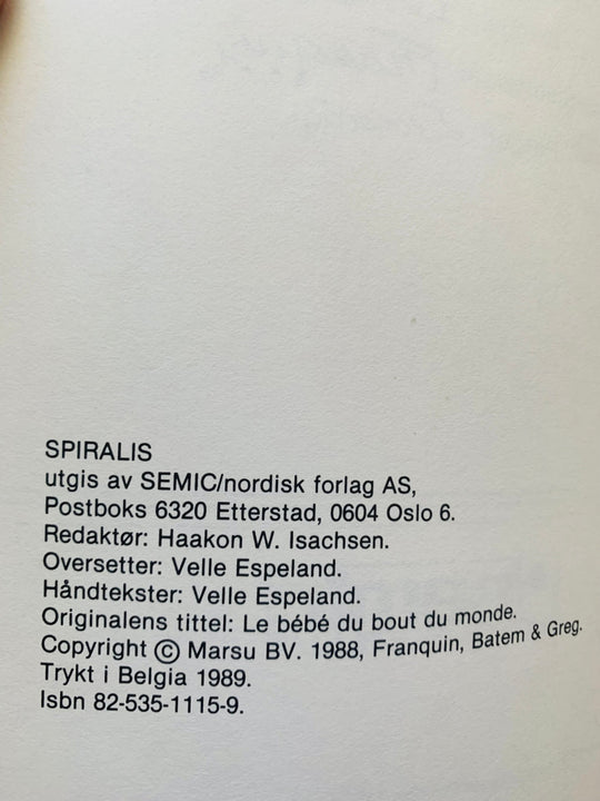 Spiralis. Album 02. Tegneseriealbum
