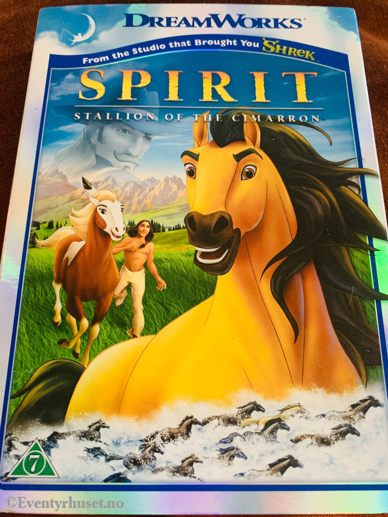 Spirit - Hingsten fra Cimarron. 2002. DVD slipcase. DVD