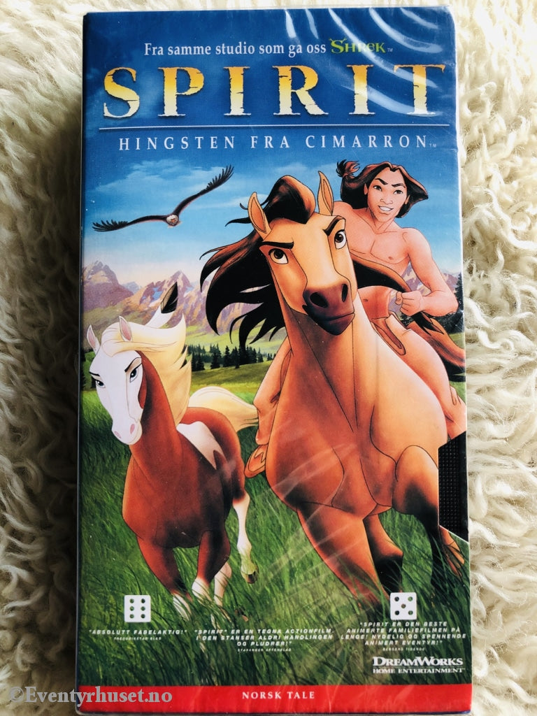 Spirit - Hingsten Fra Cimarron. 2002. Slipcase Ny I Plast! Vhs. Vhs