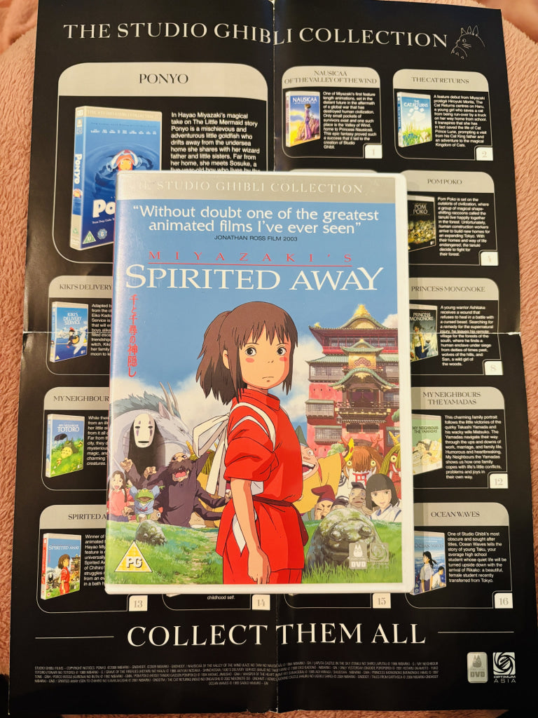 Spirited Away. DVD.