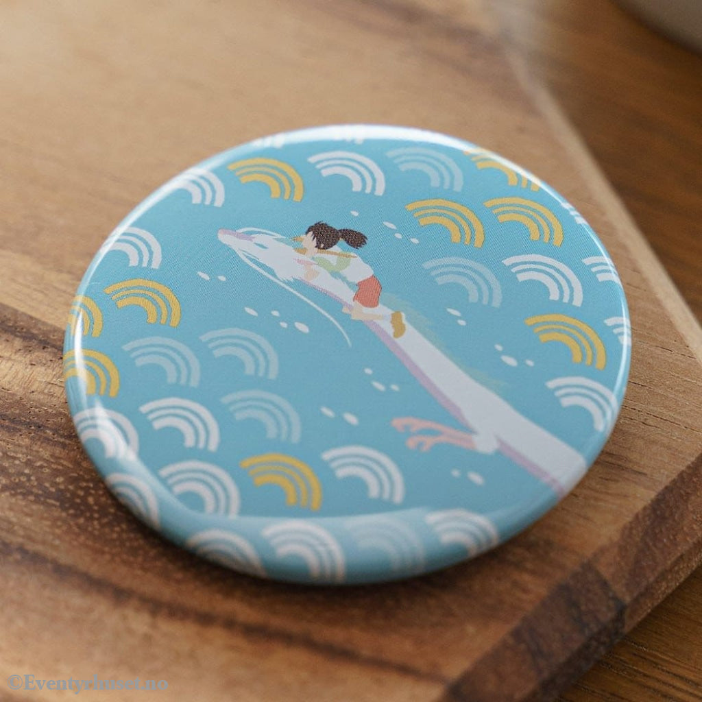 Spirited Away Pin Chihiro & Haku dragon 5 cm Fashion & Accessories