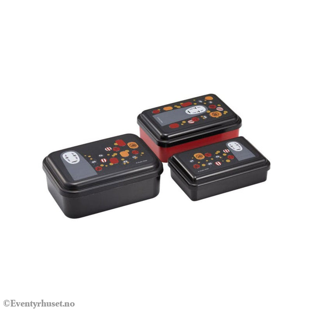 Spirited Away Set of 3 Lunch Box No Face & Lantern Home & Gifts