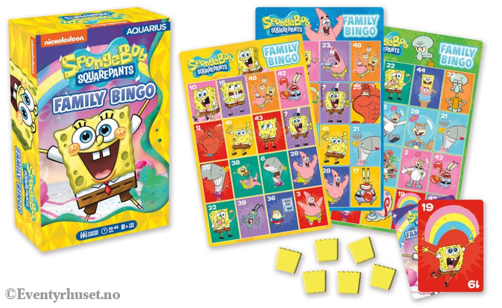 SpongeBob Board Game Family Bingo *English Version* Games
