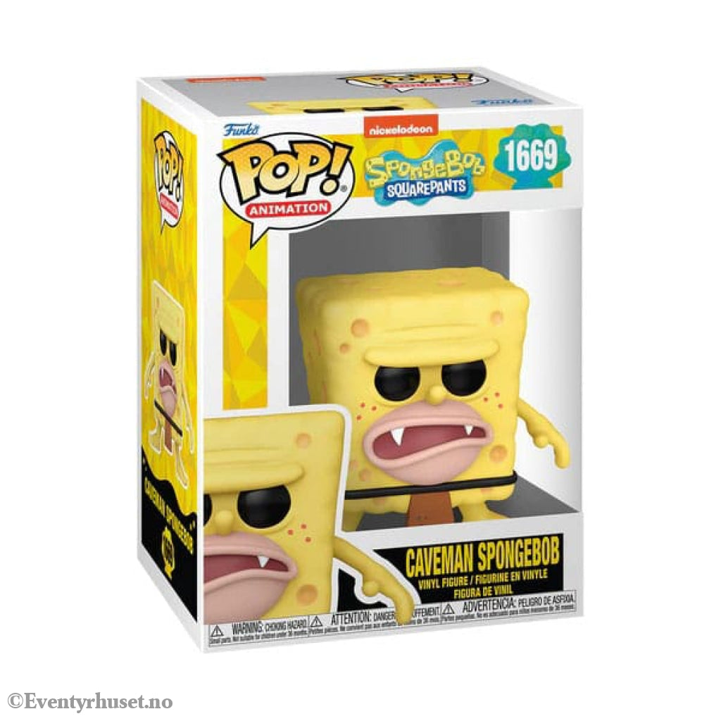 SpongeBob SquarePants 25th Anniversary POP! Vinyl Figure Caveman SB 9 cm Collectibles