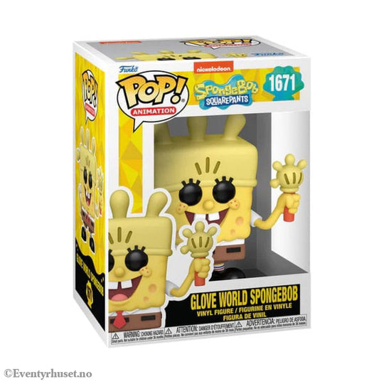 SpongeBob SquarePants 25th Anniversary POP! Vinyl Figure SB w/ Glove Light 9 cm Collectibles
