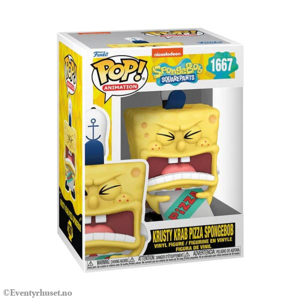 SpongeBob SquarePants 25th Anniversary POP! Vinyl Figure SB w/Pizza 9 cm Collectibles