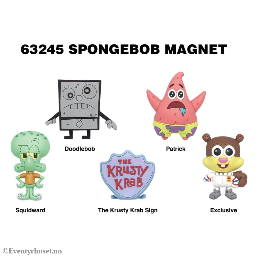 SpongeBob SquarePants 3D Magnets Series 1 Display (12) Home & Gifts
