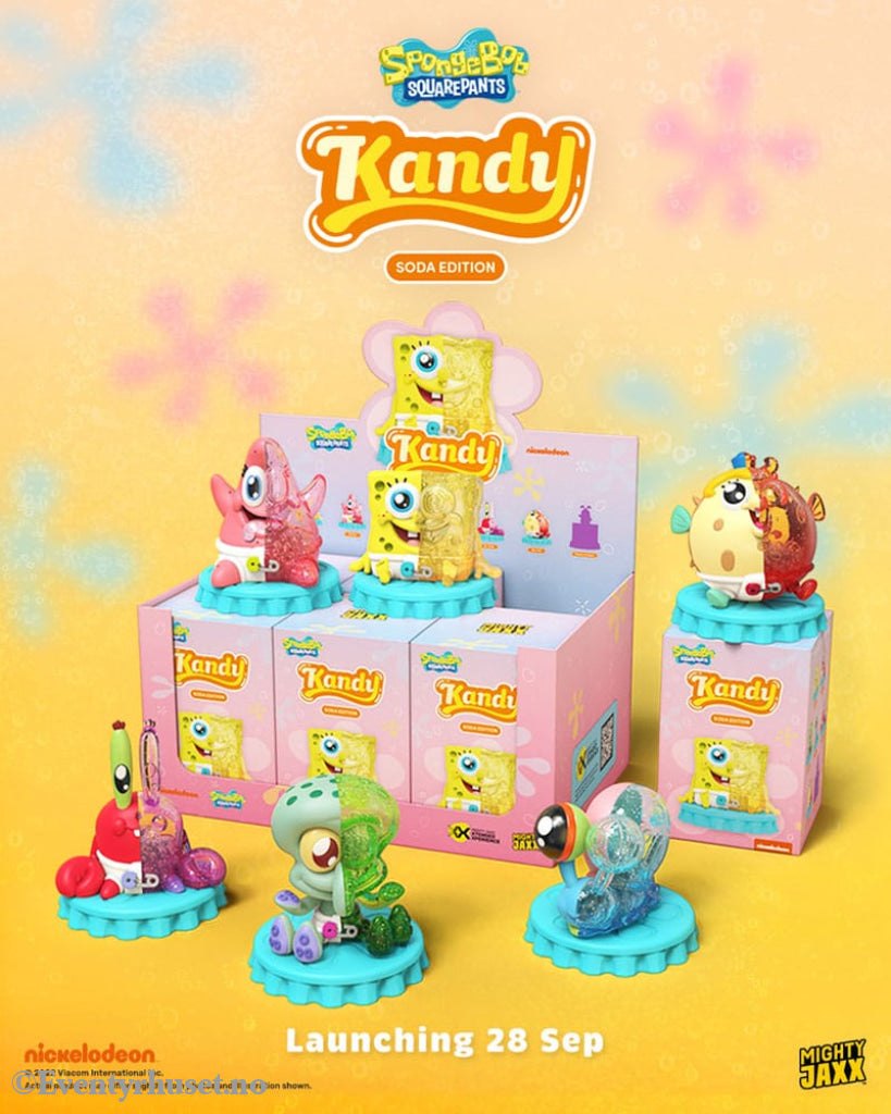 Spongebob Squarepants Blind Box Kandy x Jason Freeny Collection Spongebob (Soda Edition) Display (6) Collectibles