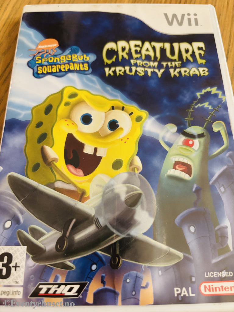 Spongebob Squarepants: Creature from the Krusty Krab . Nintendo Wii.