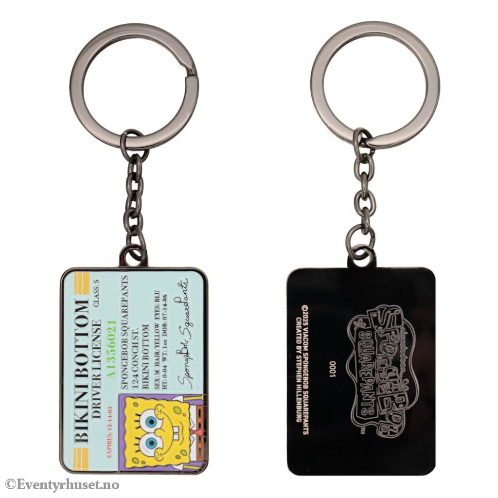 SpongeBob Squarepants Keychain Driver License Limited Edition Fashion & Accessories
