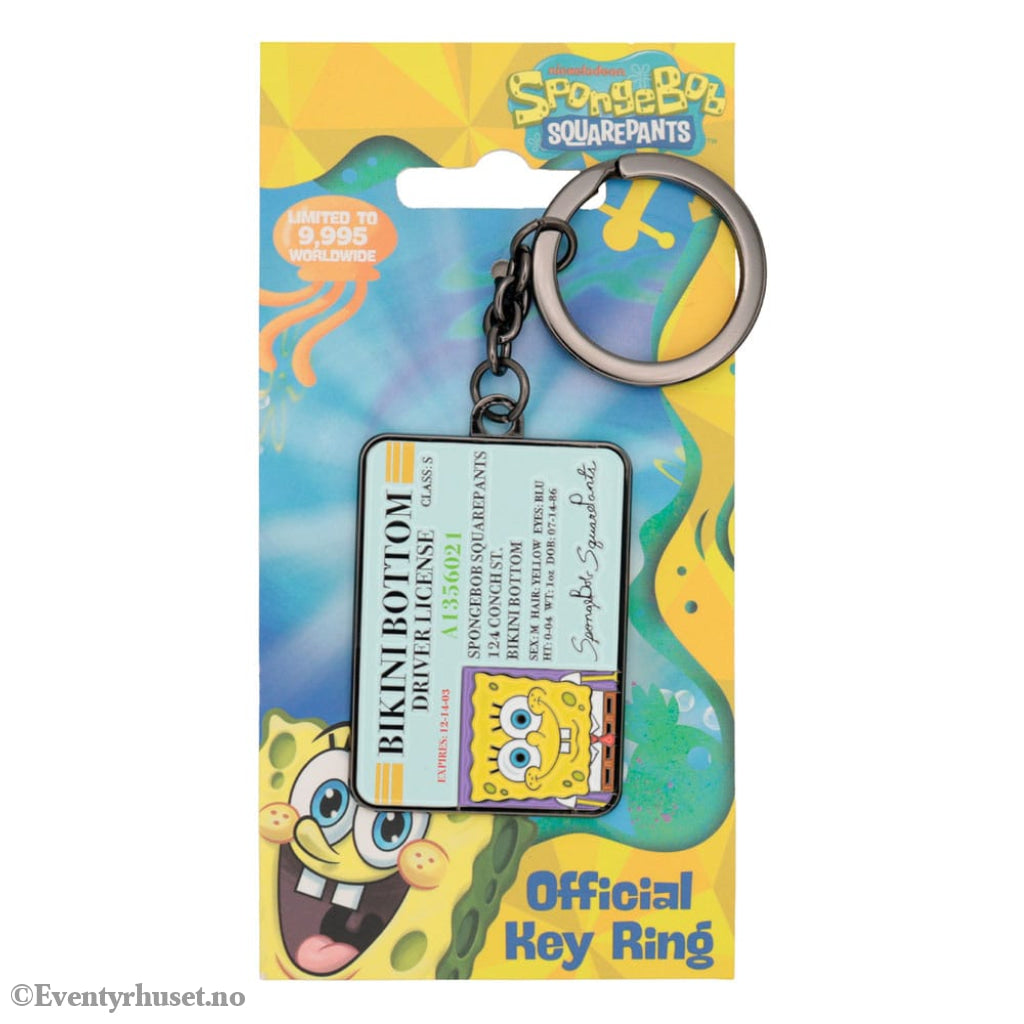 SpongeBob Squarepants Keychain Driver License Limited Edition Fashion & Accessories