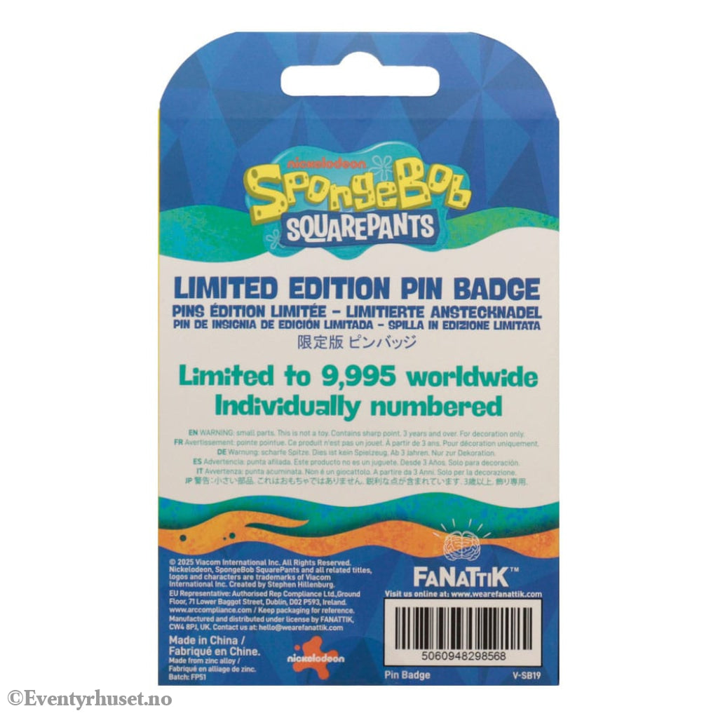 Spongebob Squarepants Pin Badge Rainbow Limited Edition Fashion & Accessories