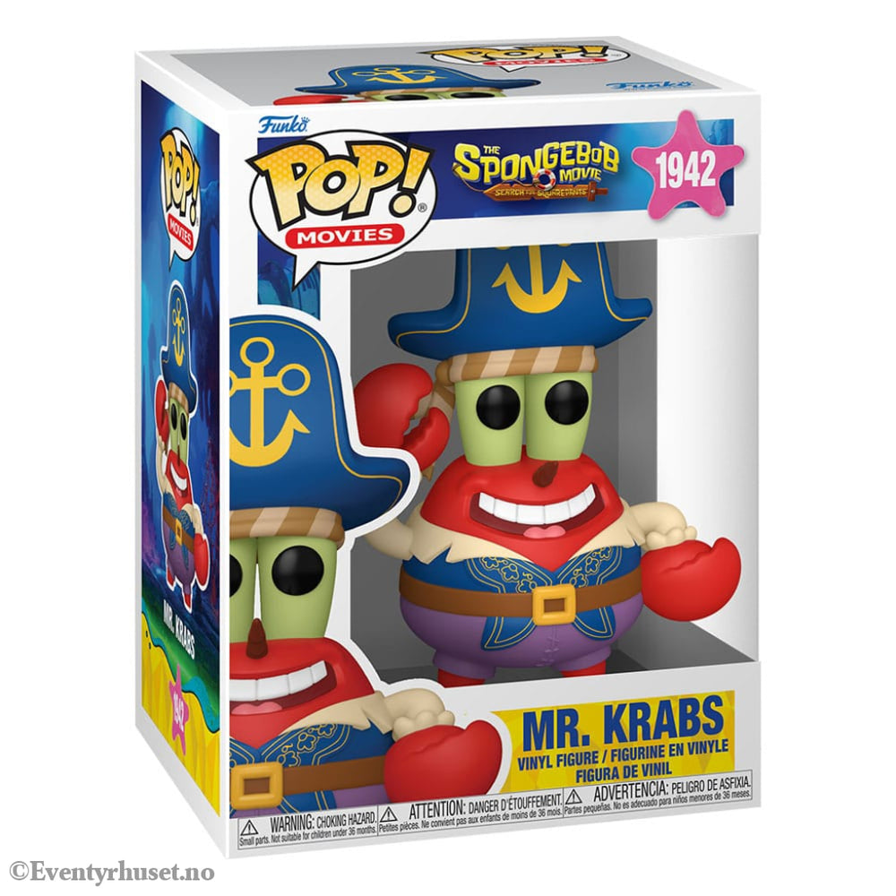 SpongeBob SquarePants POP! Vinyl Figure Mr. Krabs (Pirate) 9 cm Collectibles
