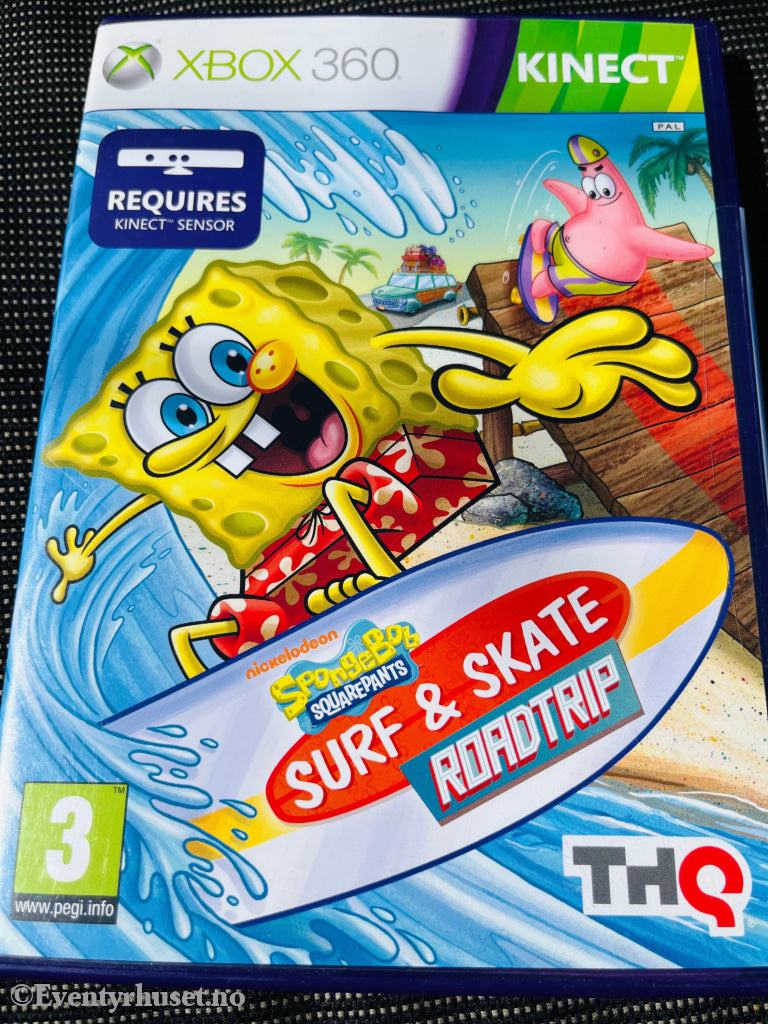 Spongebob Surf & Skate Roadtrip. Xbox 360 Kinect.