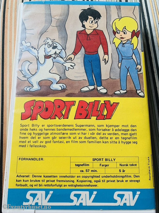 Sport Billy. Del 1. Vhs Big Box.