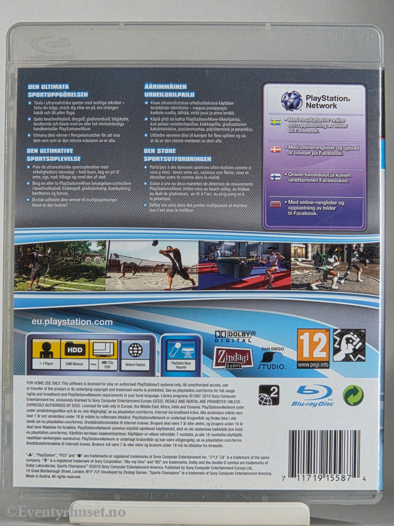 Sports Champions . PS3.