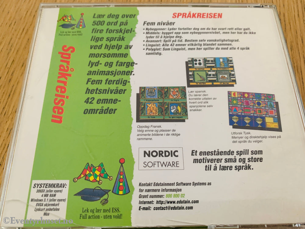 Språkreisen. PC-spill.