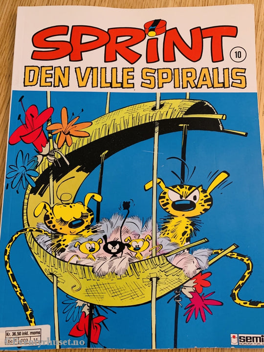 Sprint. Album Nr. 10. Den Ville Spiralis. 1990. Tegneseriealbum