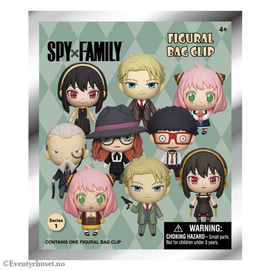 Spy x Family 3D Foam Bag Clips Series 1 Display (24) Fashion & Accessories