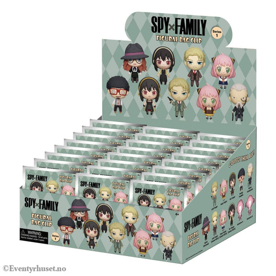 Spy x Family 3D Foam Bag Clips Series 1 Display (24) Fashion & Accessories
