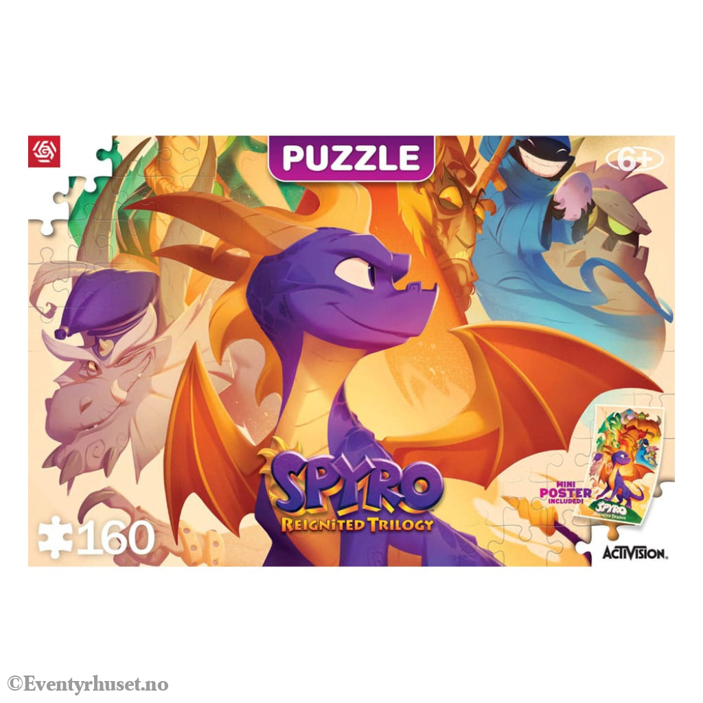 Spyro Reignited Trilogy Kids Puzzle Heroes (160 pieces) Home & Gifts