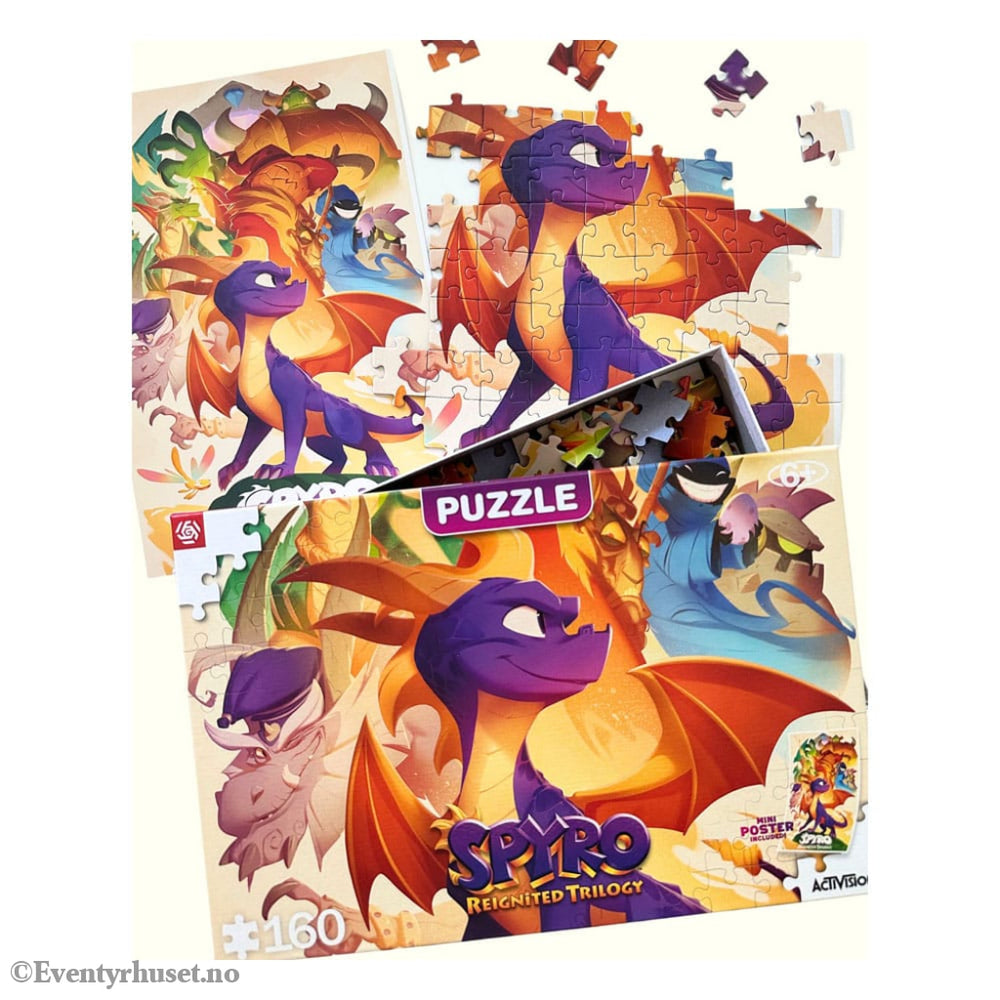 Spyro Reignited Trilogy Kids Puzzle Heroes (160 pieces) Home & Gifts