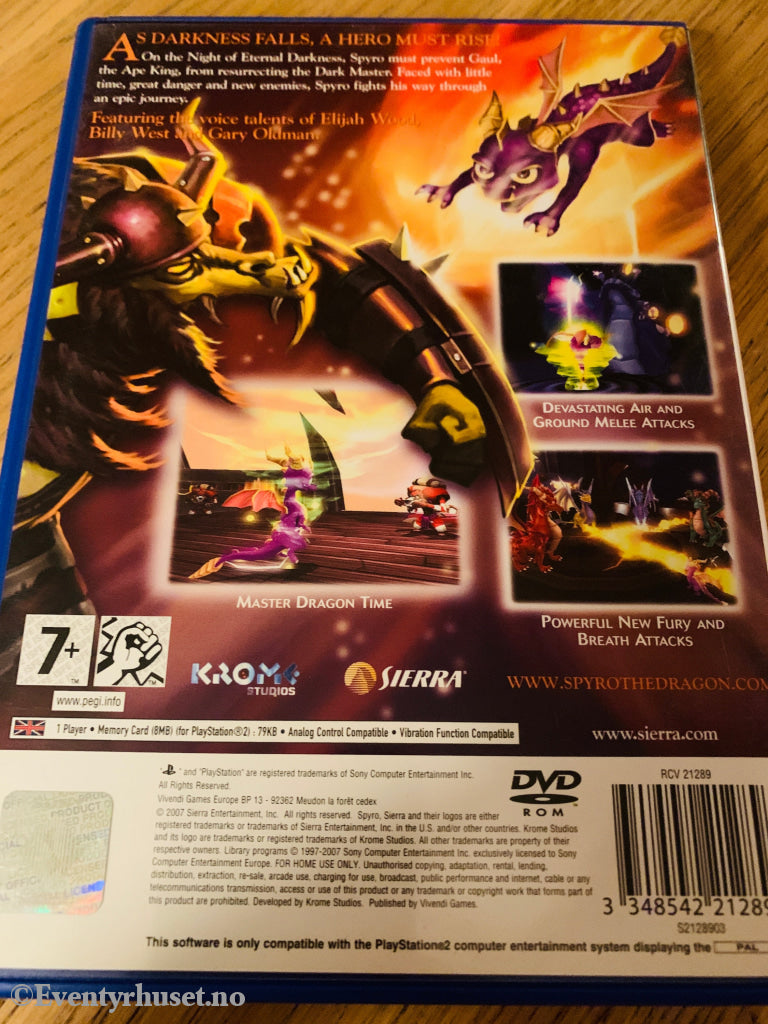 Spyro: The Eternal Night. Ps2. Ps2