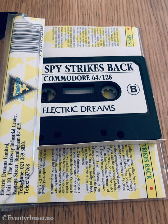 Spy’s Demise / The Spy Strikes Back (1985). Commodore 64 (C64) spill solgt i Norge!
