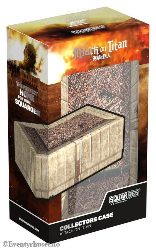 Squaroes - Collectors Case 800 Attack on Titan - Shiganshina District Storage & Protection