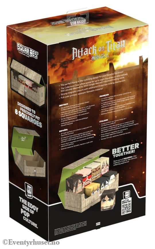 Squaroes - Collectors Case 800 Attack on Titan - Shiganshina District Storage & Protection