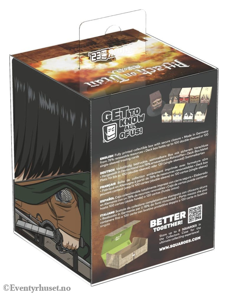 Squaroes Squaroe Attack on Titan AOT003 - Mikasa Ackermann Storage & Protection