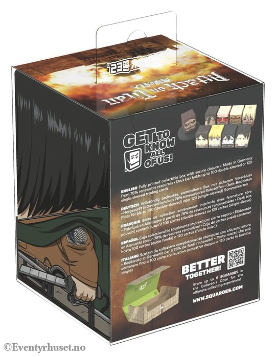 Squaroes Squaroe Attack on Titan AOT003 - Mikasa Ackermann Storage & Protection