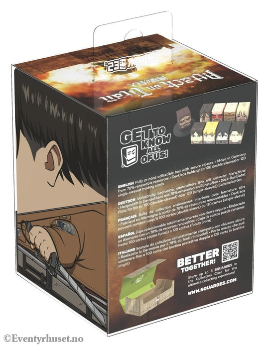 Squaroes Squaroe Attack on Titan AOT004 - Levi Ackermann Storage & Protection