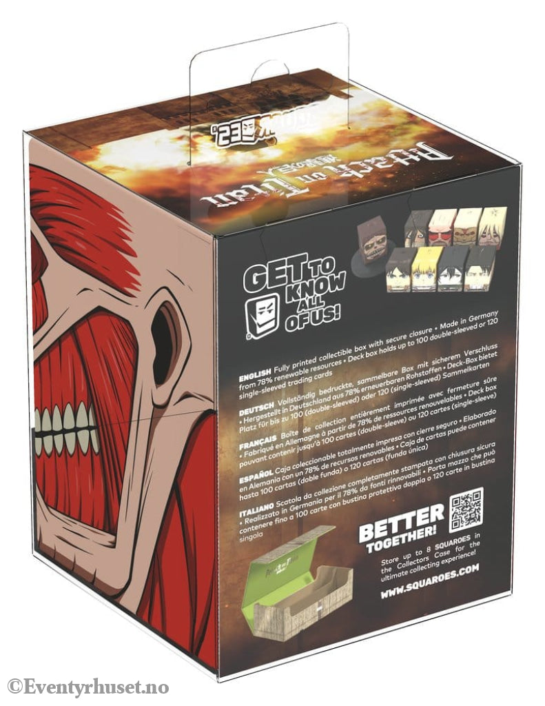 Squaroes Squaroe Attack on Titan AOT006 - Colossal Titan Storage & Protection
