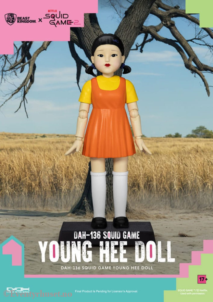 Squid Game Action Figure with Sound Young Hee Doll 30 cm Toys