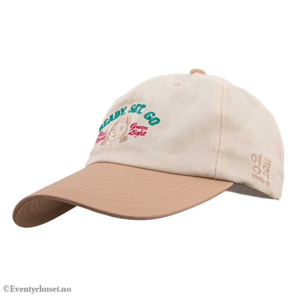 Squid Game Curved Bill Cap Red light green light Fashion & Accessories