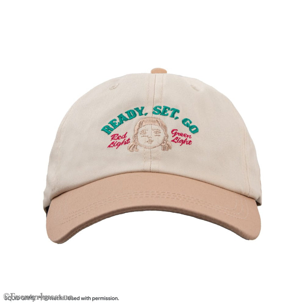 Squid Game Curved Bill Cap Red light green light Fashion & Accessories