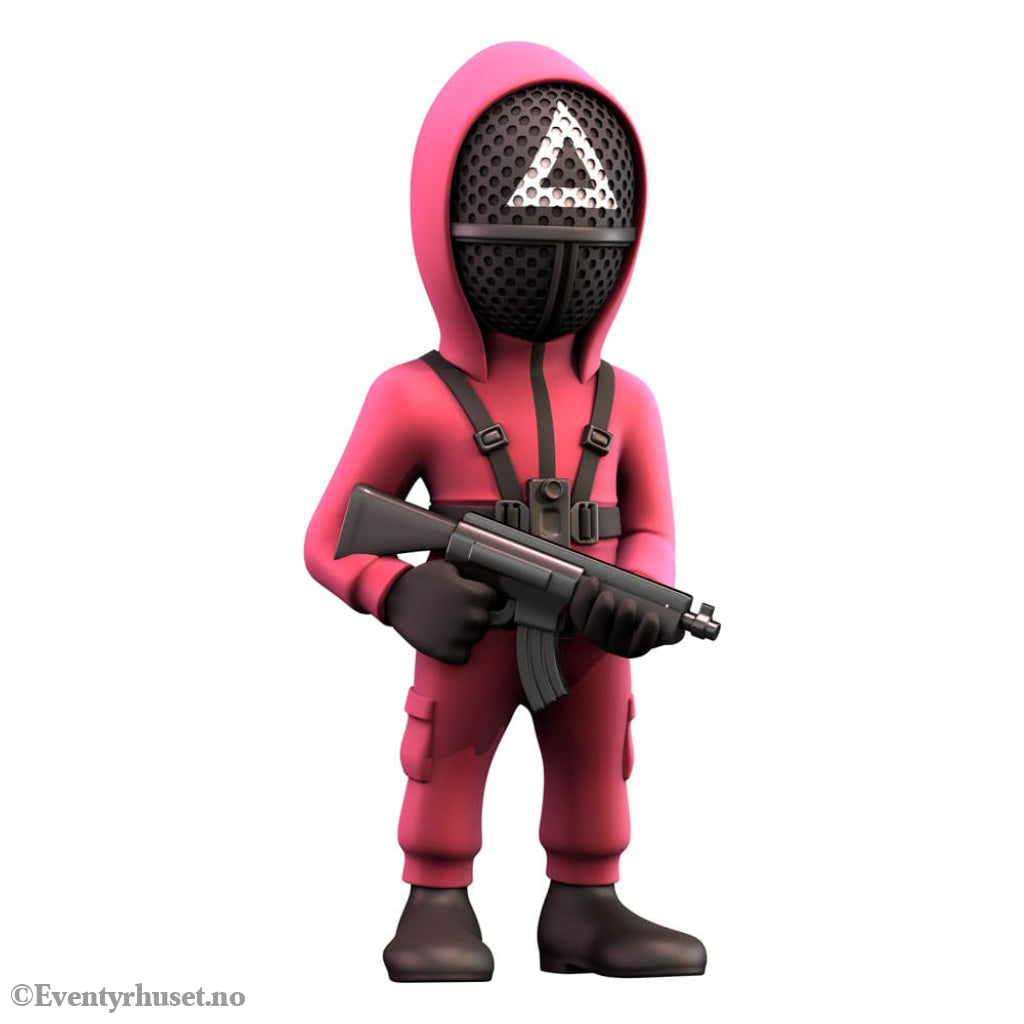 Squid Game Minix Figure Masked Triangle Guard 12 cm Collectibles