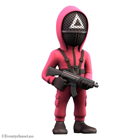 Squid Game Minix Figure Masked Triangle Guard 12 cm Collectibles