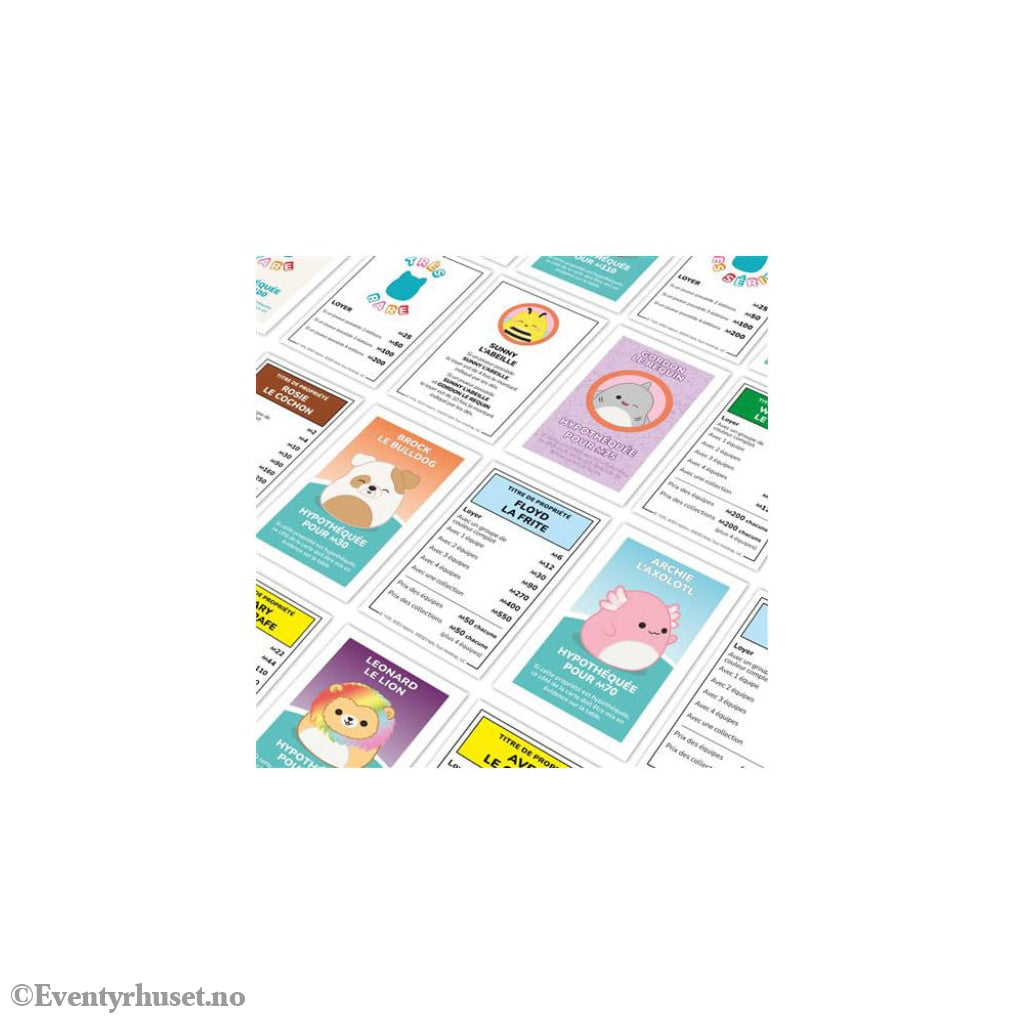 Squishmallows Monopoly Squishmallows *French Version* Games