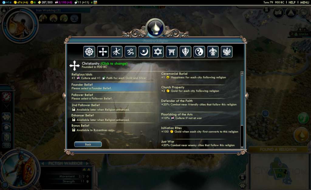 Sid Meier's Civilization V - Gods and Kings Expansion EU Steam CD Key