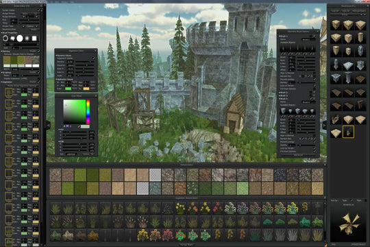 Axis Game Factory's AGFPRO + Zombie FPS + Fantasy Side-Scroller Player + BattleMat Multi-Player DLC PC Steam CD Key