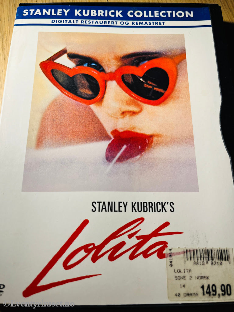 Stanley Kubrick´s Lolita. 1962. Dvd Snapcase.