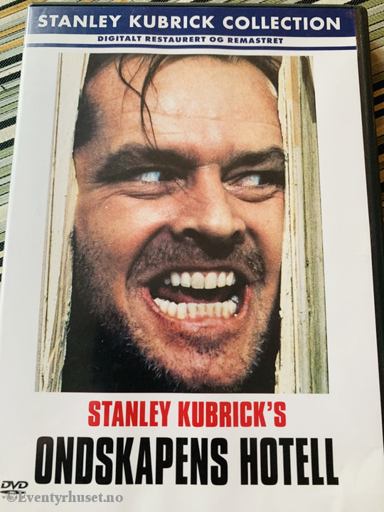 Stanley Kubricks The Shining (Ondskapens Hotell). 1980. Dvd. Dvd
