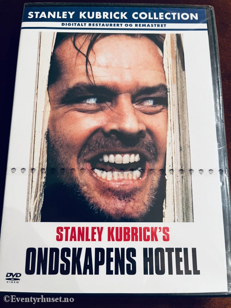 Stanley Kubricks The Shining (Ondskapens Hotell). 1980. Dvd. Ny I Plast! Dvd