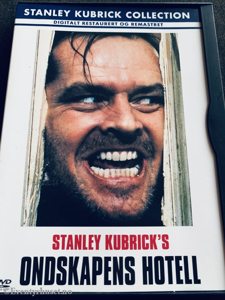 Stanley Kubricks The Shining (Ondskapens Hotell). 1980. Dvd Snapcase.