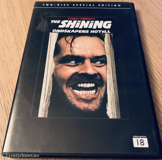Stanley Kubricks The Shining (Ondskapens Hotell). 2-Disk Spesialutgave. 1980. Dvd. Dvd