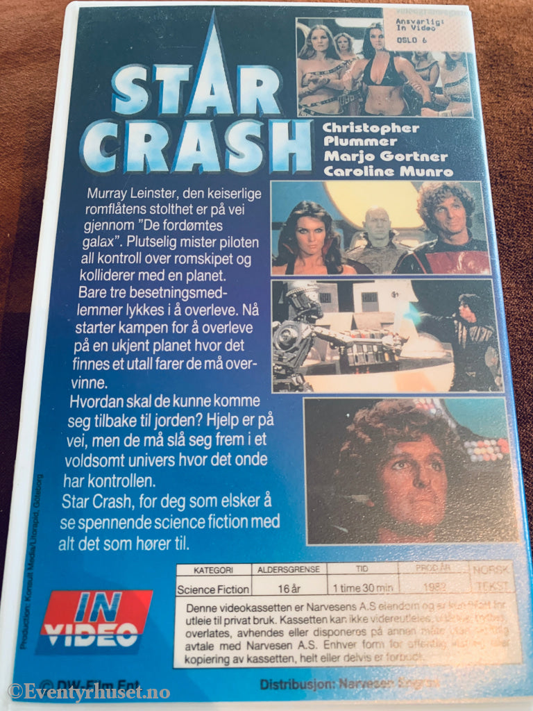 Star Crash (1978). VHS Big Box.